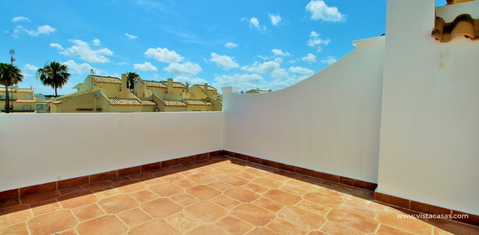 South-Facing 2 Bedroom Townhouse in Playa Flamenca Perla del Mar 2 solarium