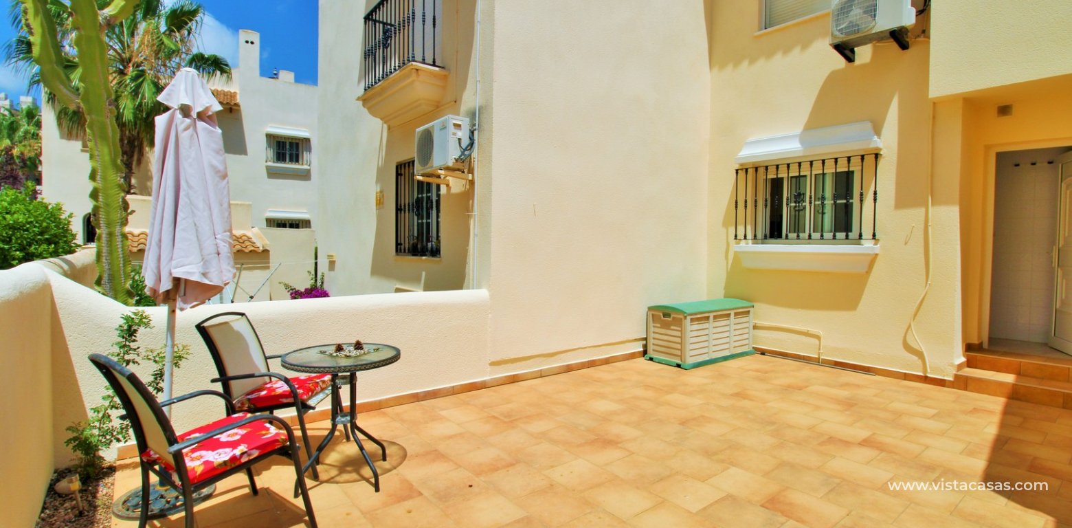 2 Bedroom Sofia Townhouse For Sale in Las Ramblas Golf rear terrace