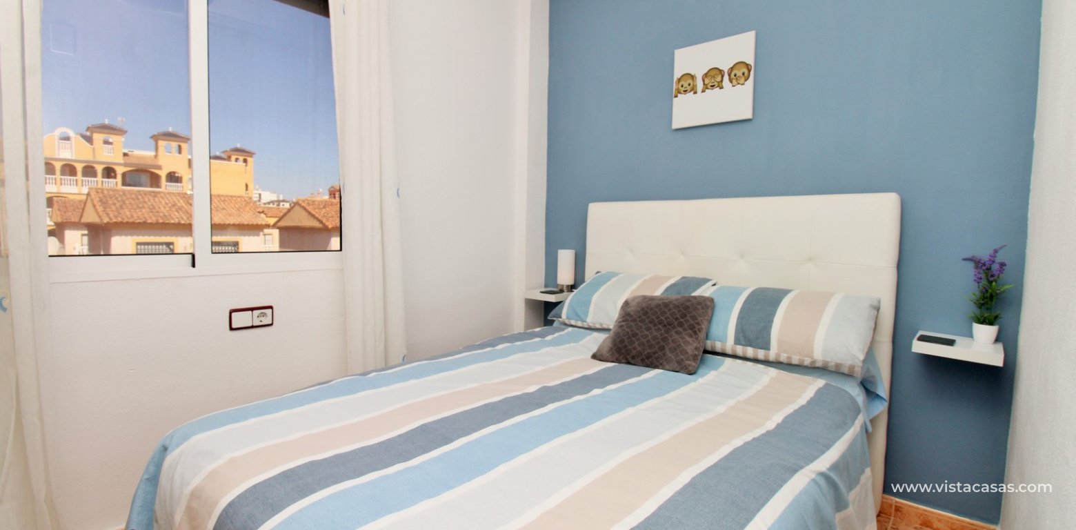 2 Bed Penthouse Apartment with Solarium For Sale in St James Hills Villamartin double bedroom