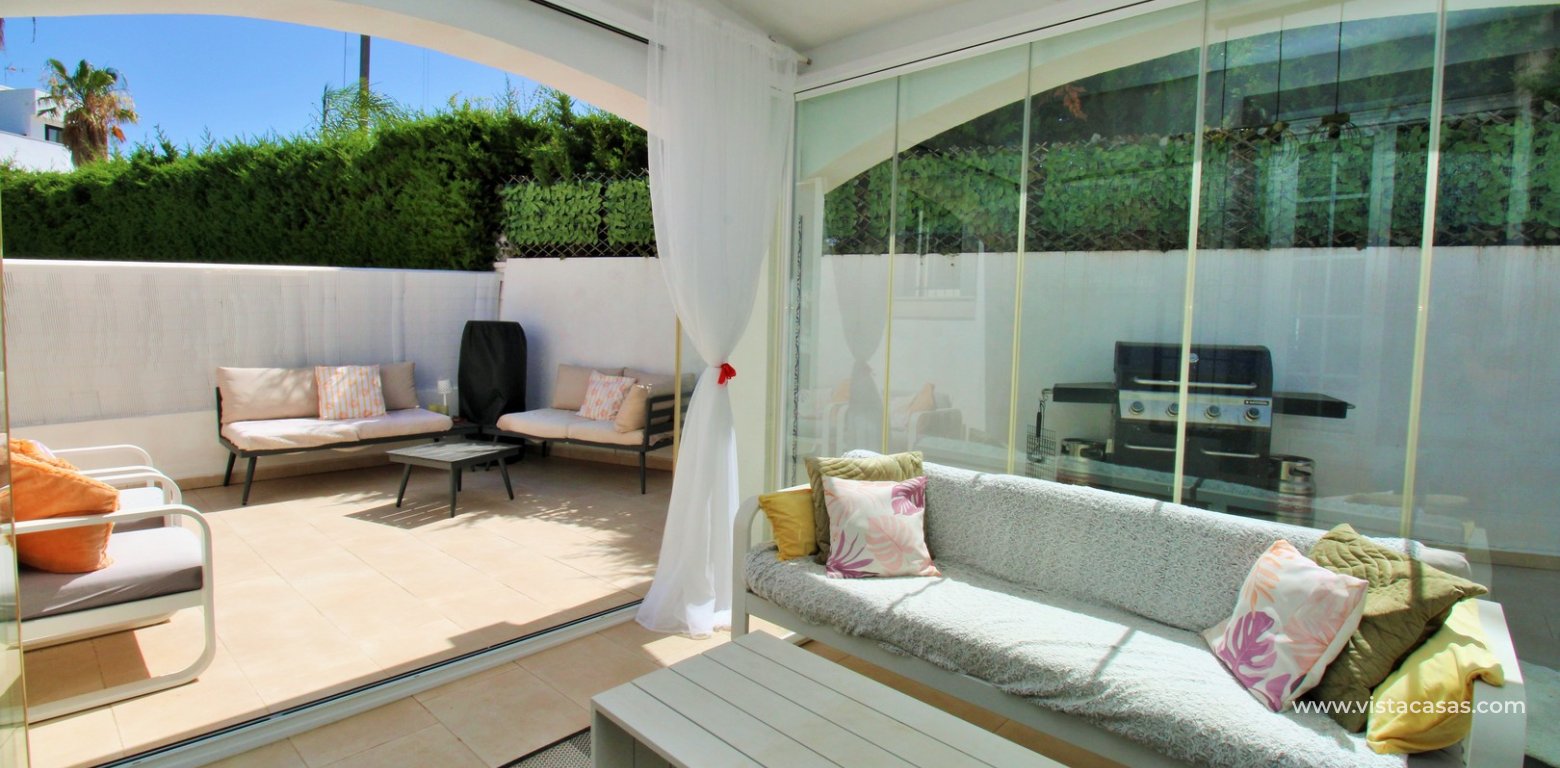 Renovated 3 Bed Villa Near Villamartin Plaza rear porch