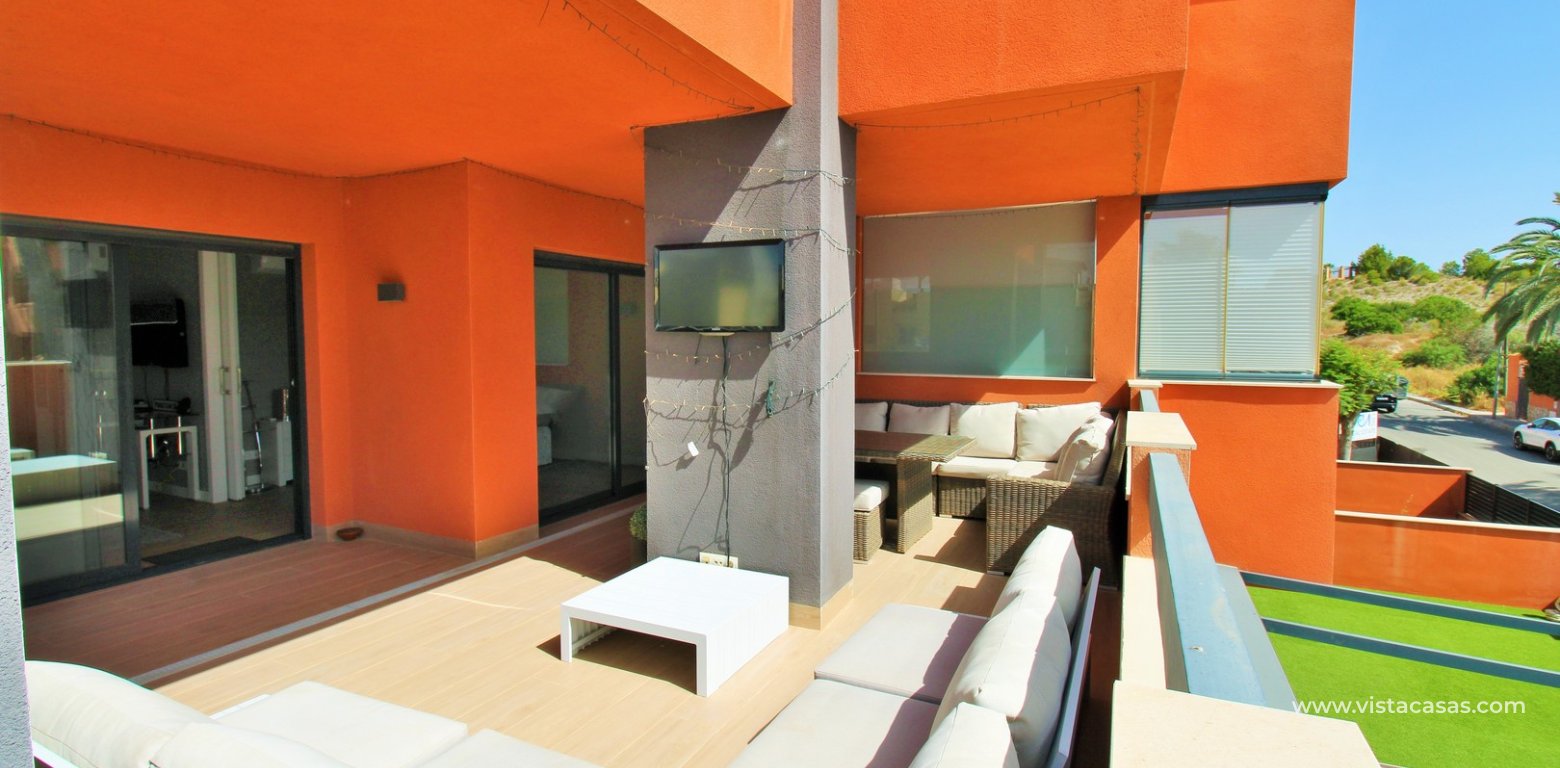 Modern 2 Bed Apartment For Sale in Palapa Golf Villamartin balcony 3