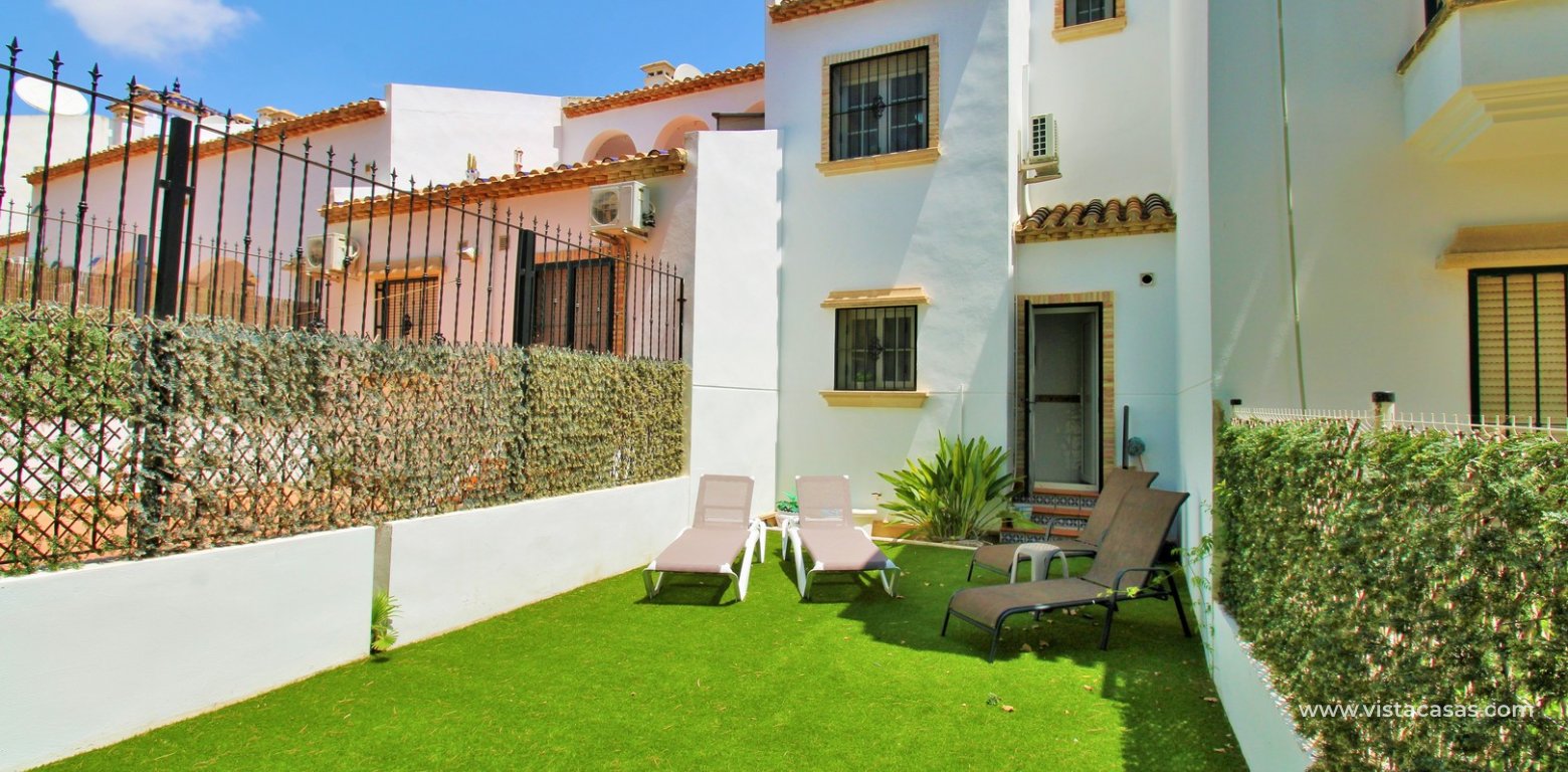 Sofia Townhouse For Sale in R1B Las Violetas Villamartin rear garden