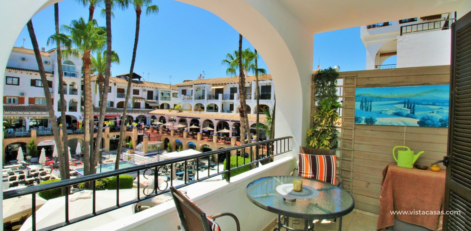 Updated 1 Bedroom Apartment in Villamartin Plaza balcony view