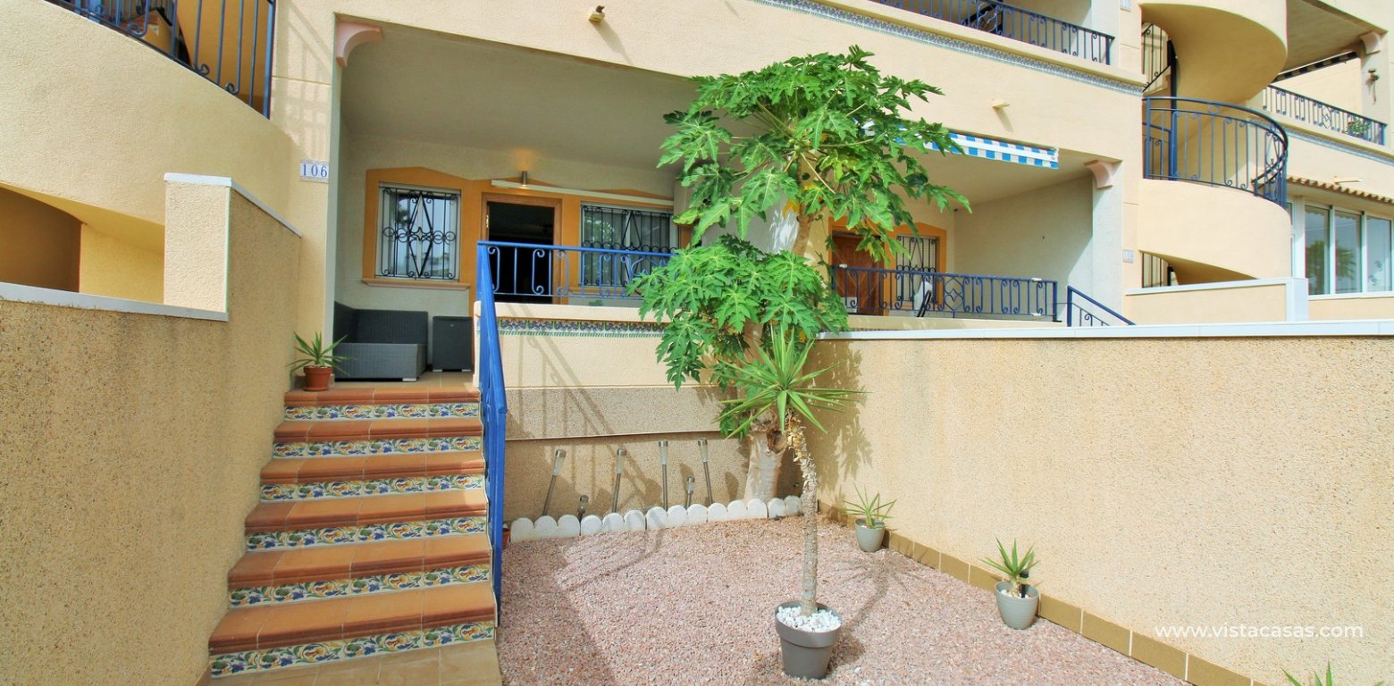Ground Floor Apartment  For Sale in R1 La Ciñuelica Punta Prima front garden