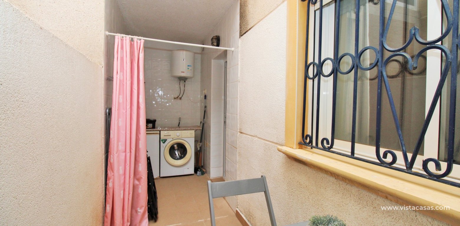 Ground Floor Apartment  For Sale in R1 La Ciñuelica Punta Prima back terrace