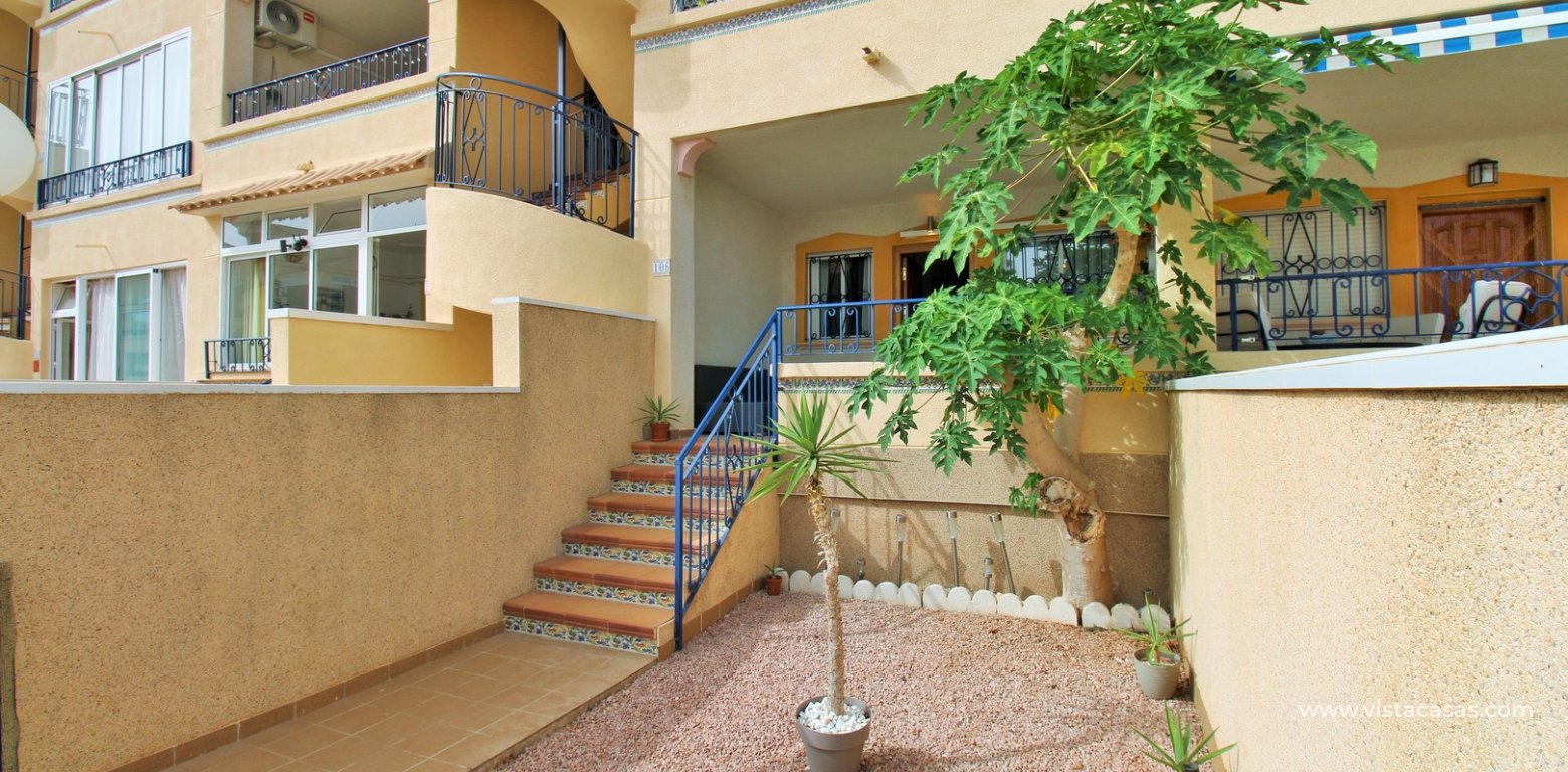 Ground Floor Apartment  For Sale in R1 La Ciñuelica Punta Prima driveway