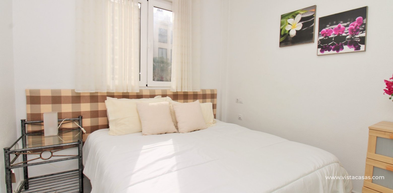 2 Bed Apartment with Solarium For Sale in Panorama Golf Villamartin master bedroom