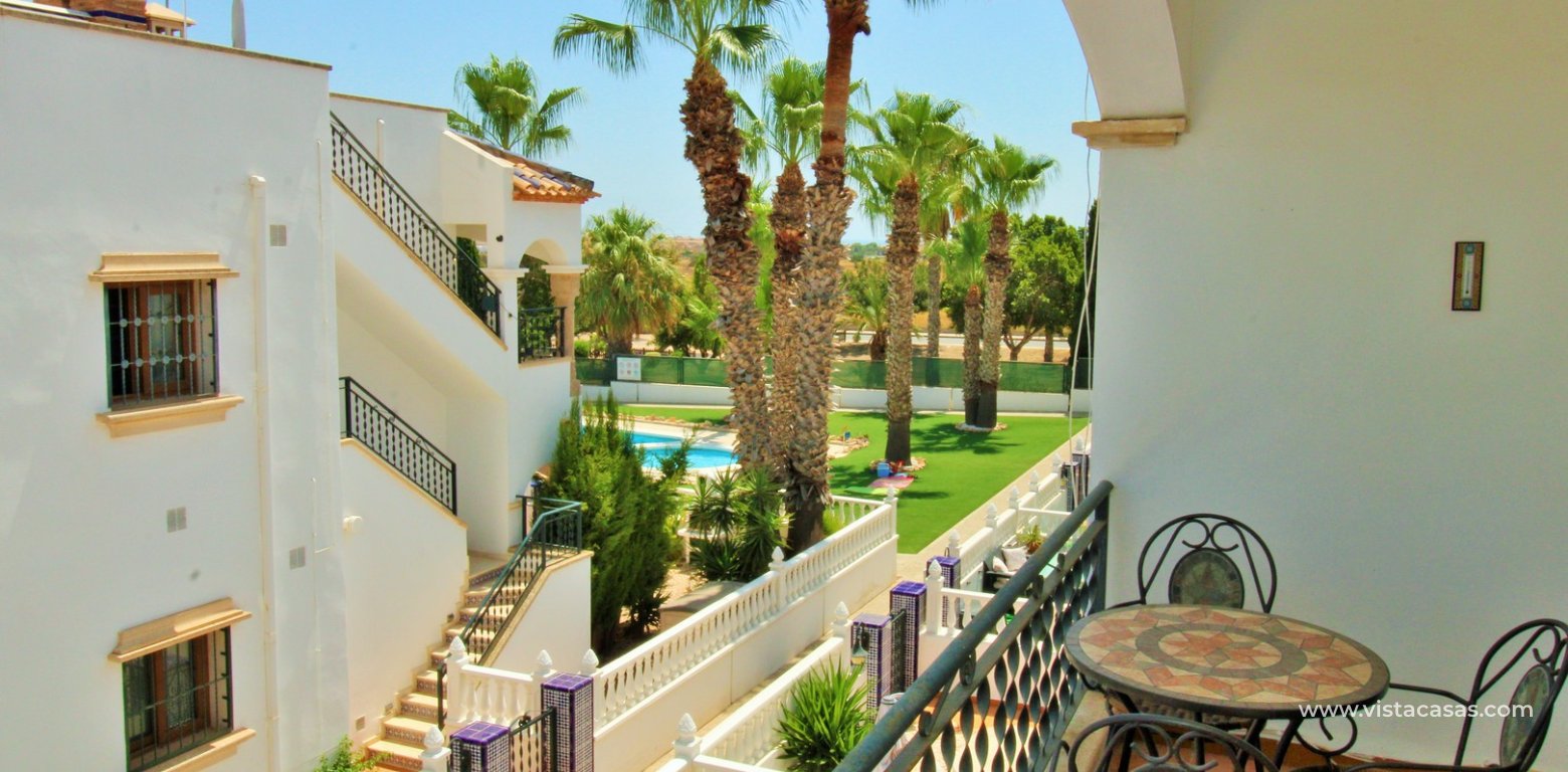 2 Bed Apartment with Solarium in Brisas del Mar Pau 8 balcony pool view