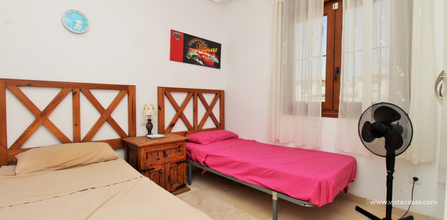 2 Bed Apartment with Solarium in Brisas del Mar Pau 8 twin bedroom