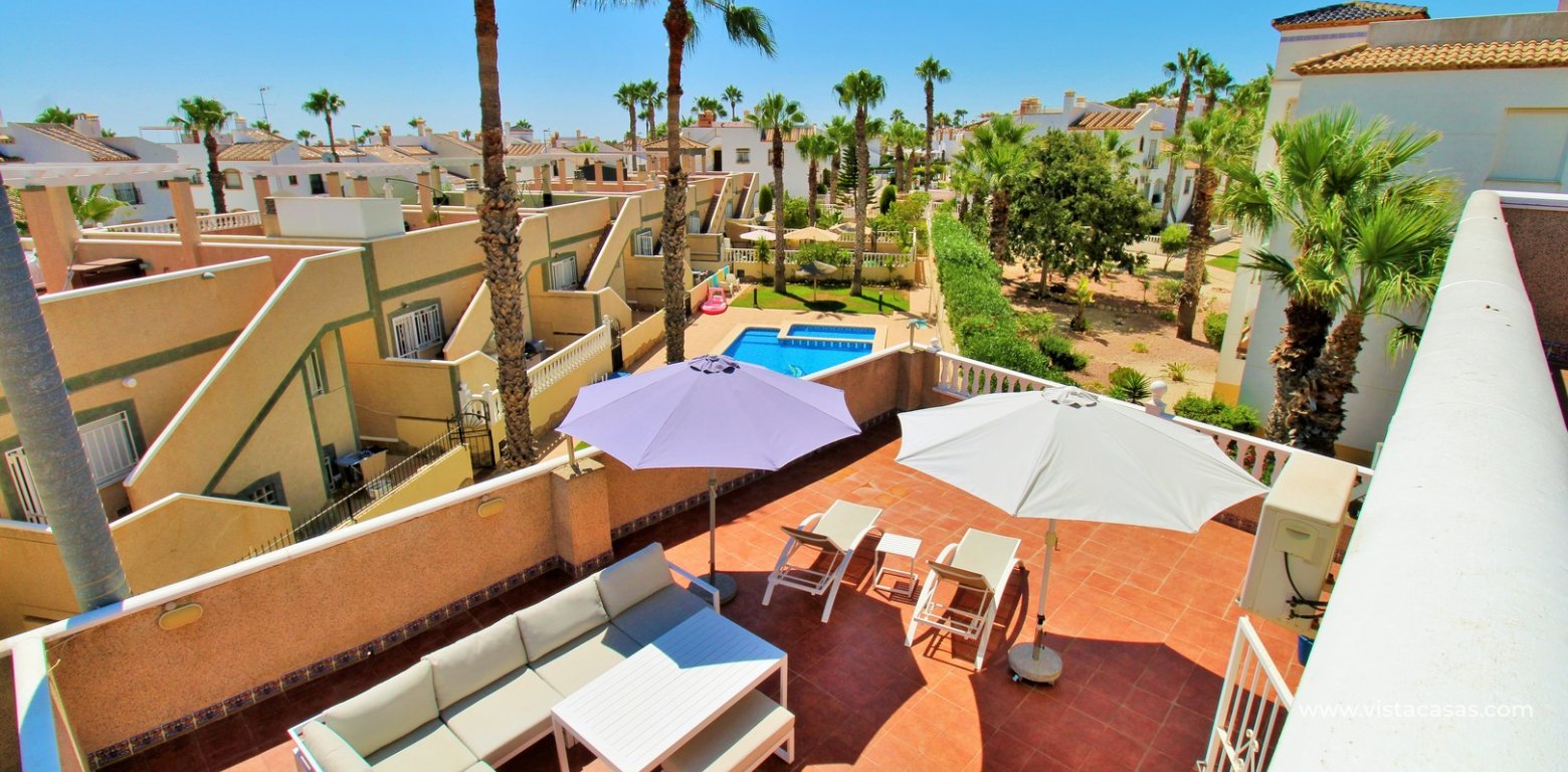 Renovated Penthouse in Las Violetas Villamartin terraces pool view