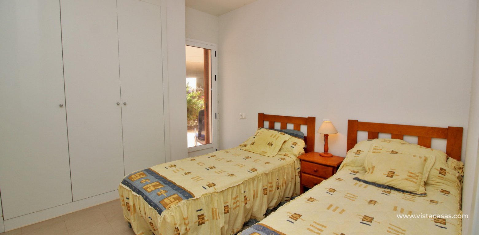 Ground floor apartment for sale El Rincon Playa Flamenca twin bedroom