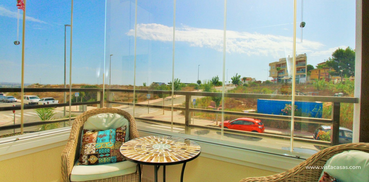 Corner 2 Bed Apartment For Sale in Res. Angelina San Miguel de Salinas balcony