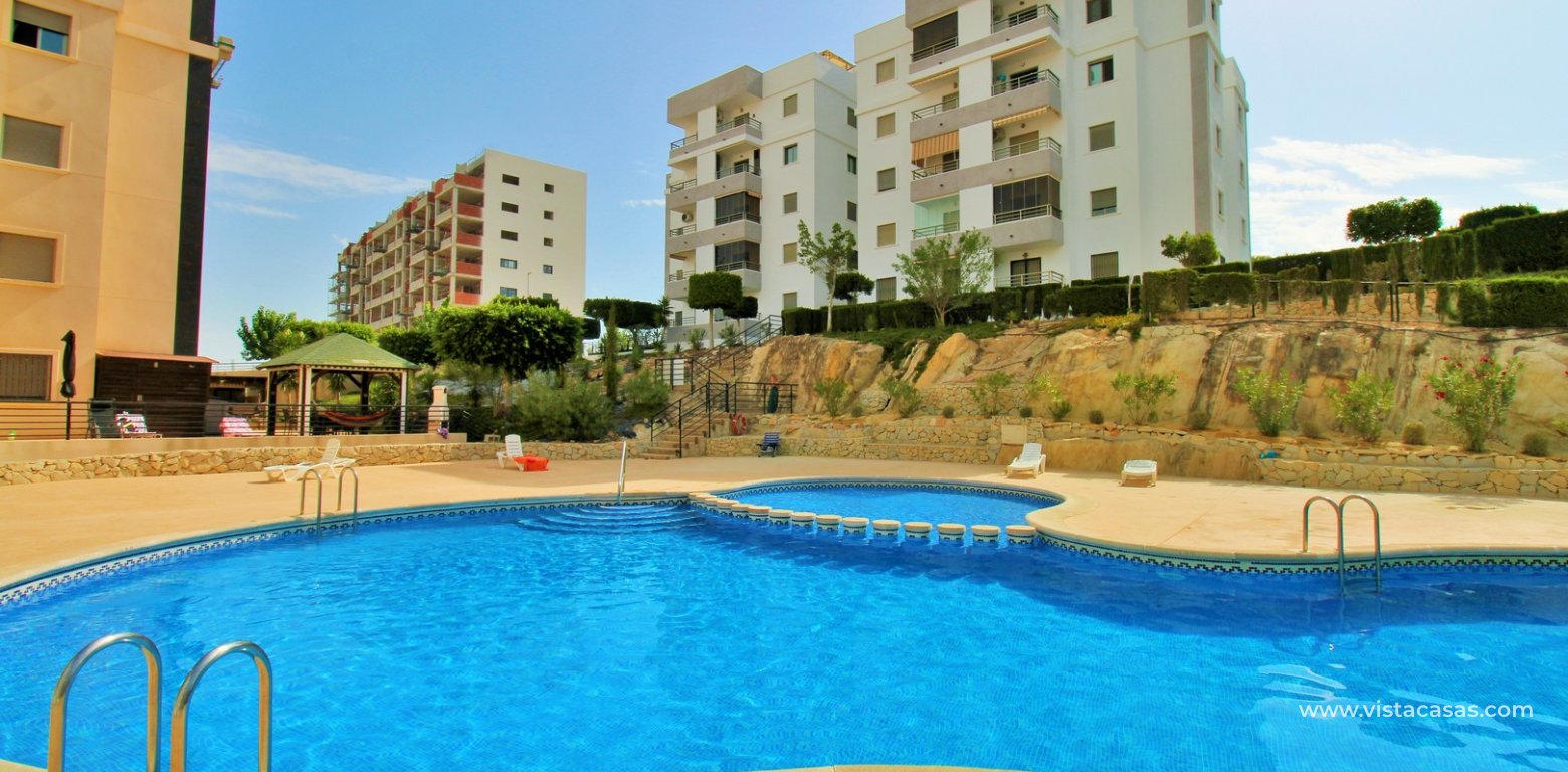 Corner 2 Bed Apartment For Sale in Res. Angelina San Miguel de Salinas swimming pool communal