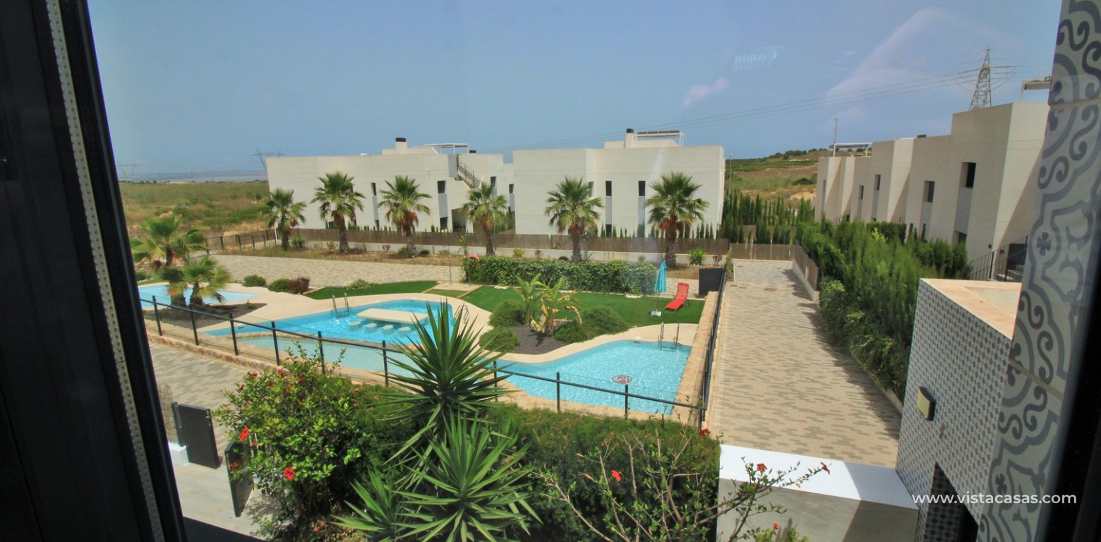 Townhouse for sale in Salinas I San Miguel de Salinas master bedroom pool view