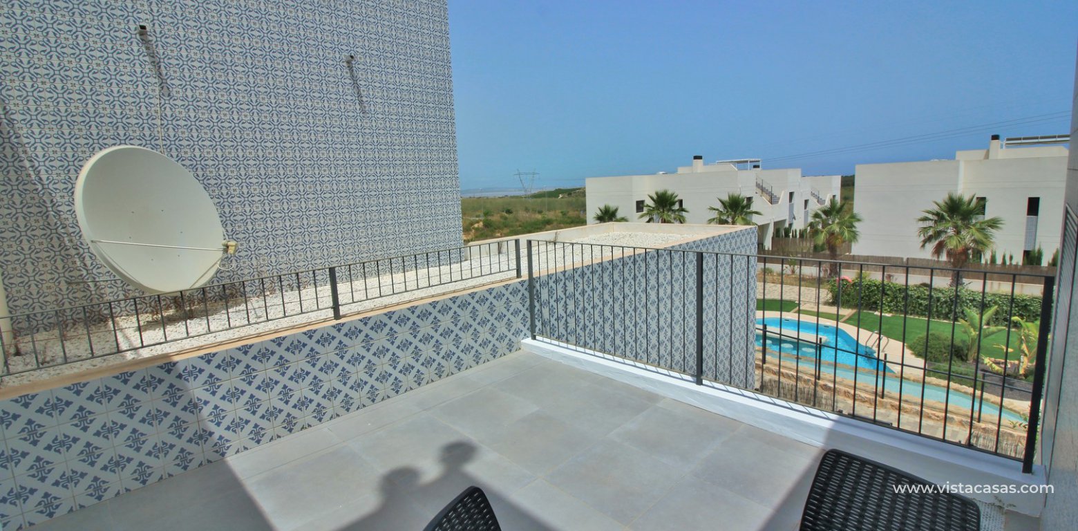 Townhouse for sale in Salinas I San Miguel de Salinas balcony pool view