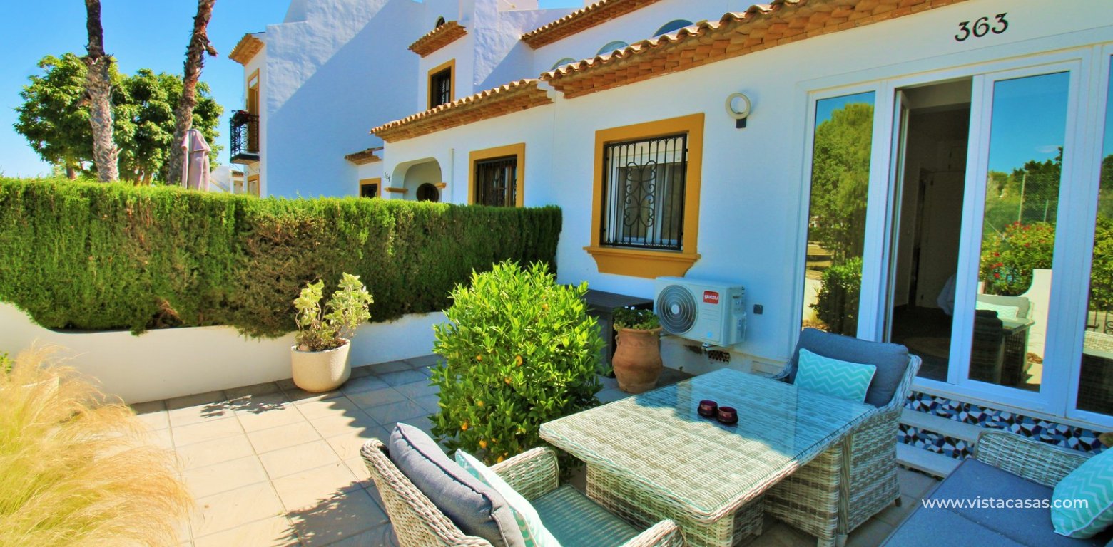 Renovated Lola Bungalow in Valencias Villamartin rear garden