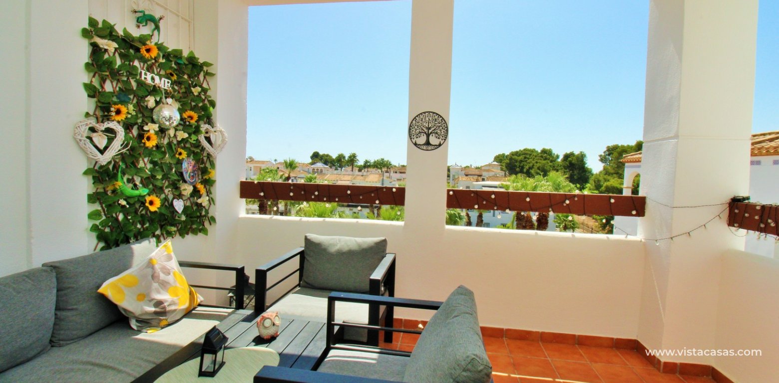 Villagolf Corner Penthouse For Sale in Villamartin Plaza balcony south facing