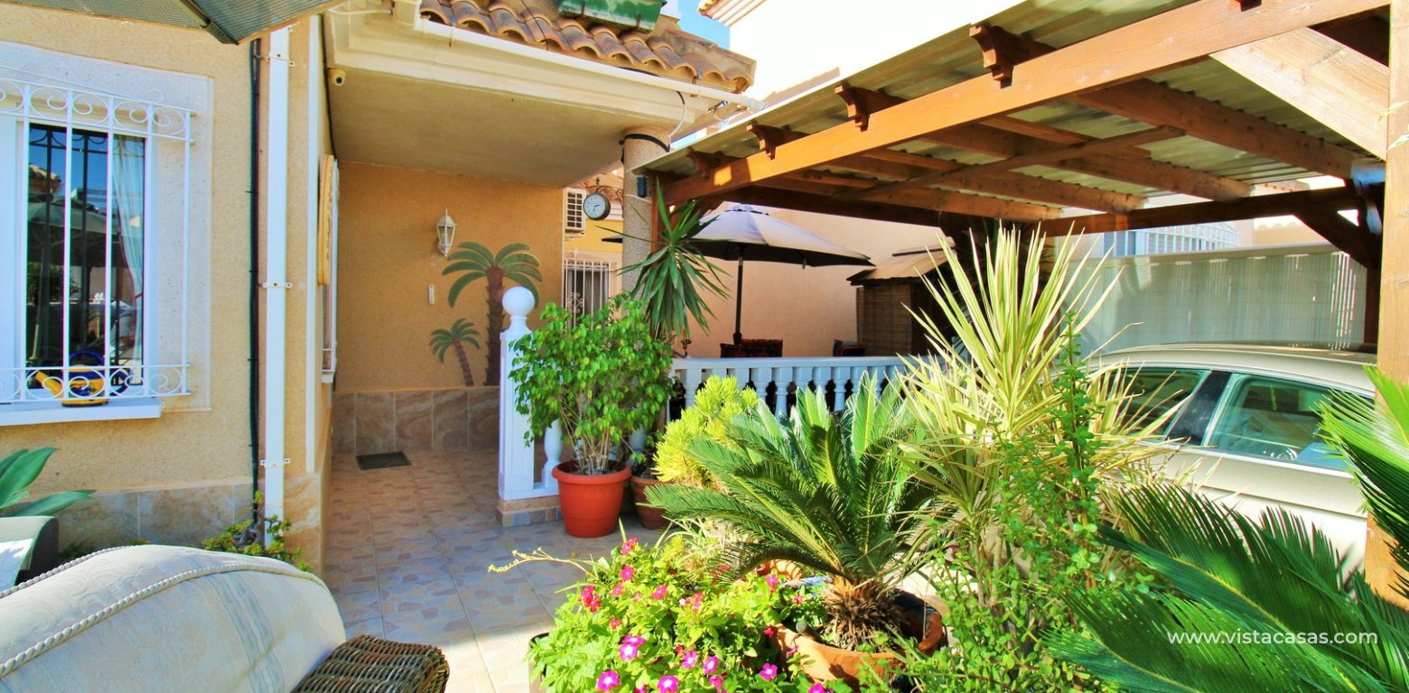 3 Bed Villa for sale La Pinada Playa Flamenca entrance garden
