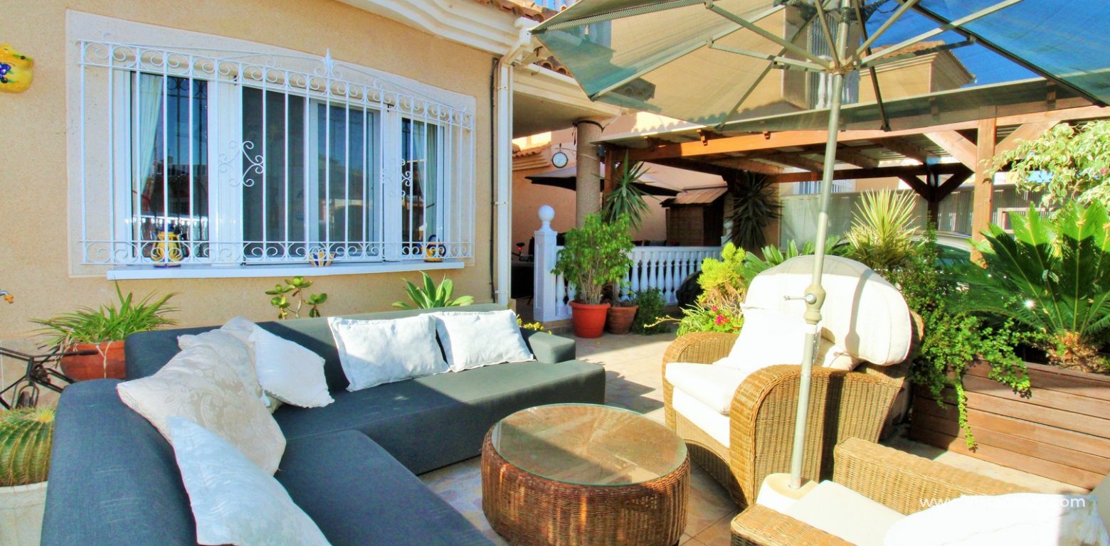 3 Bed Villa for sale La Pinada Playa Flamenca garden front 2