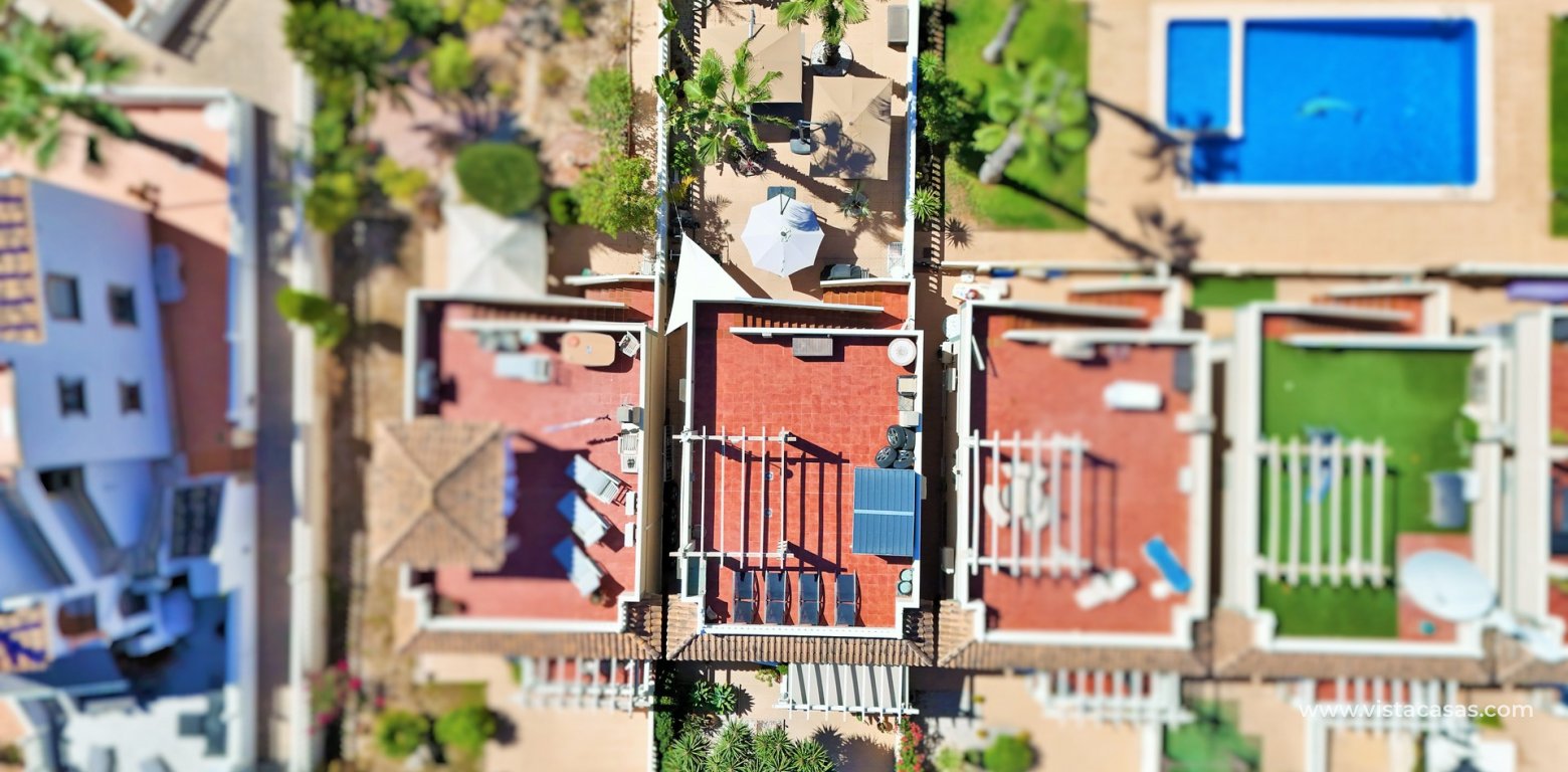 Fully renovated detached villa for sale in Las Violetas Villamartin aerial
