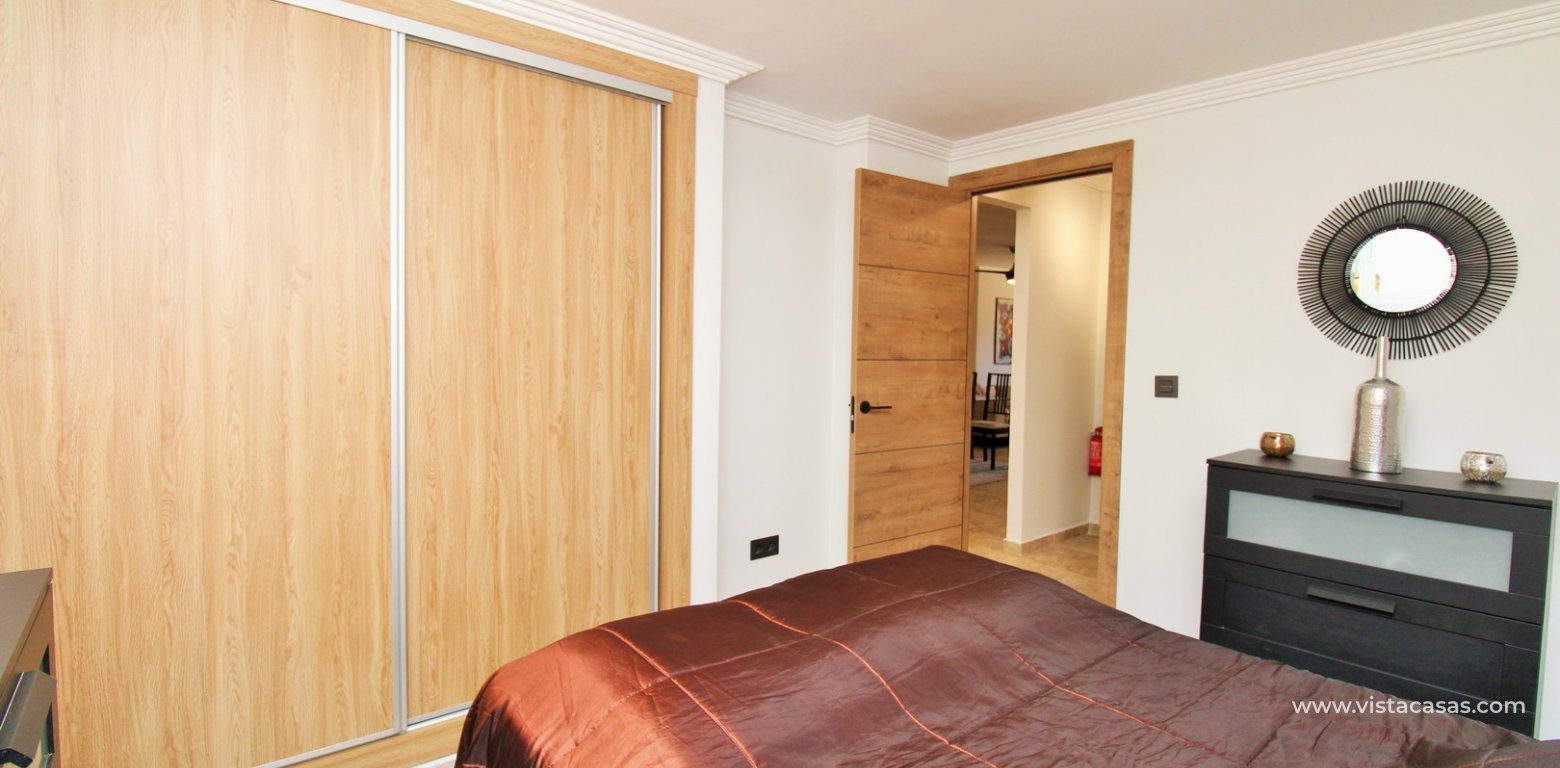 Fully renovated detached villa for sale in Las Violetas Villamartin underbuild master bedroom fitted wardrobes