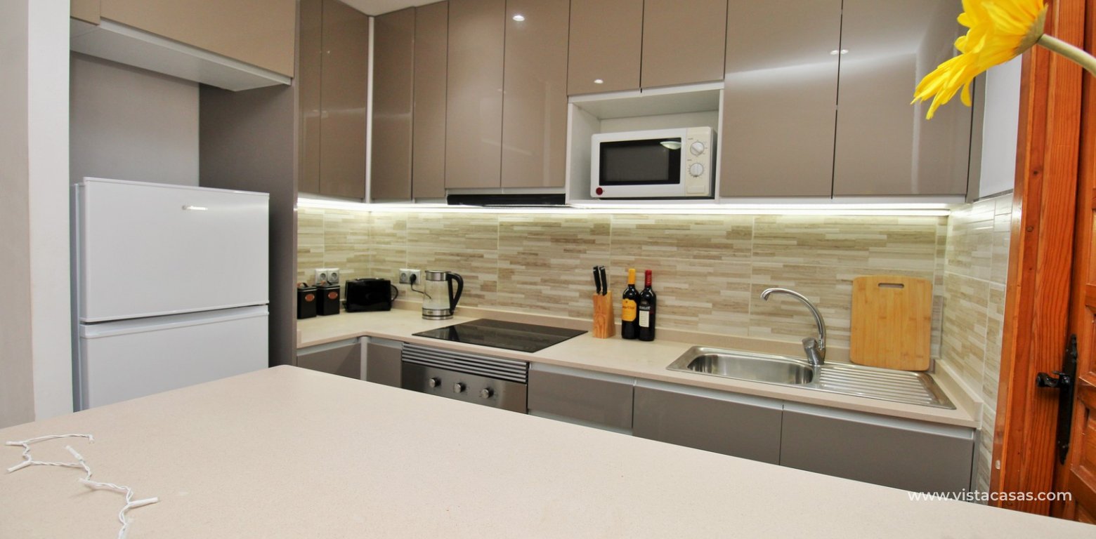 South-Facing Lola Bungalow For Sale in Verdemar III Villamartin renovated kitchen