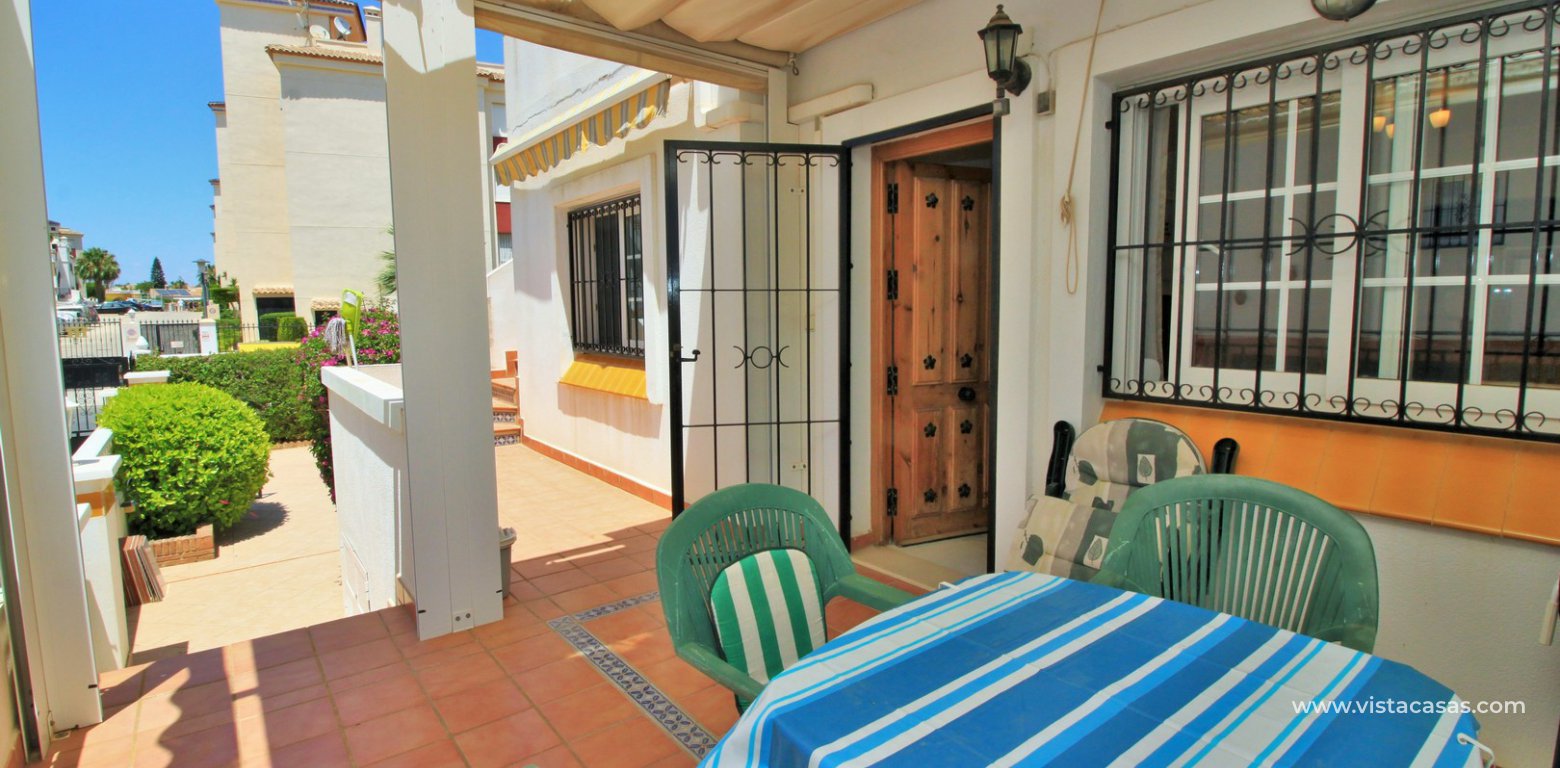 Bungalow for sale in Jumilla II Playa Flamenca front terrace 2