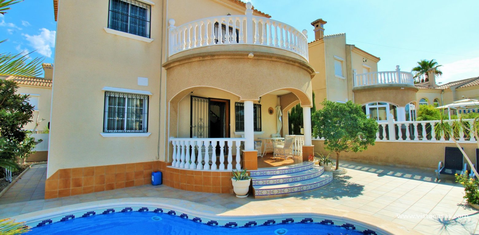 Detached villa with private pool for sale in Zodiaco VI Villamartin swimming pool