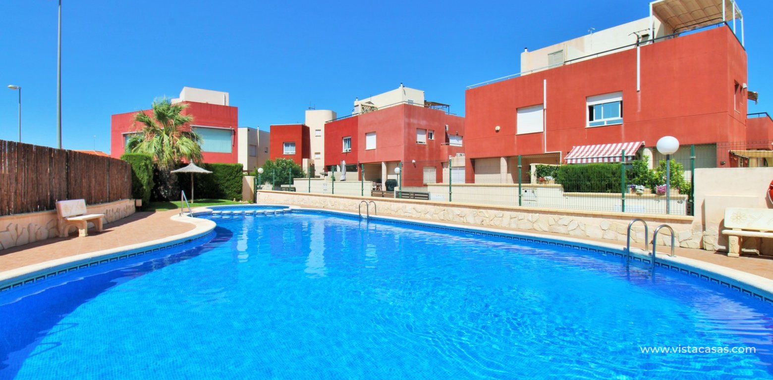 3 bedroom quad with sea views in Vista Azul Villamartin pool