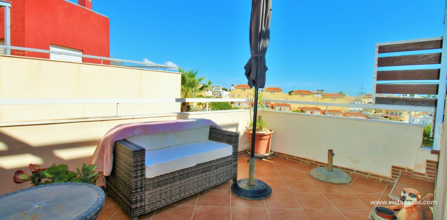 3 bedroom quad with sea views in Vista Azul Villamartin balcony
