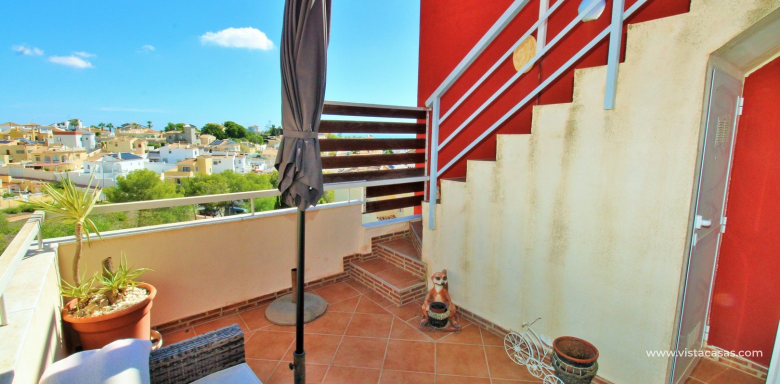 3 bedroom quad with sea views in Vista Azul Villamartin balcony 2