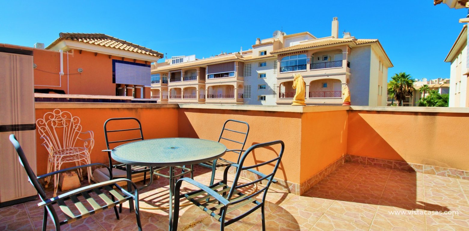 3 bedroom duplex apartment in Parque del Duque Playa Flamenca roof terrace