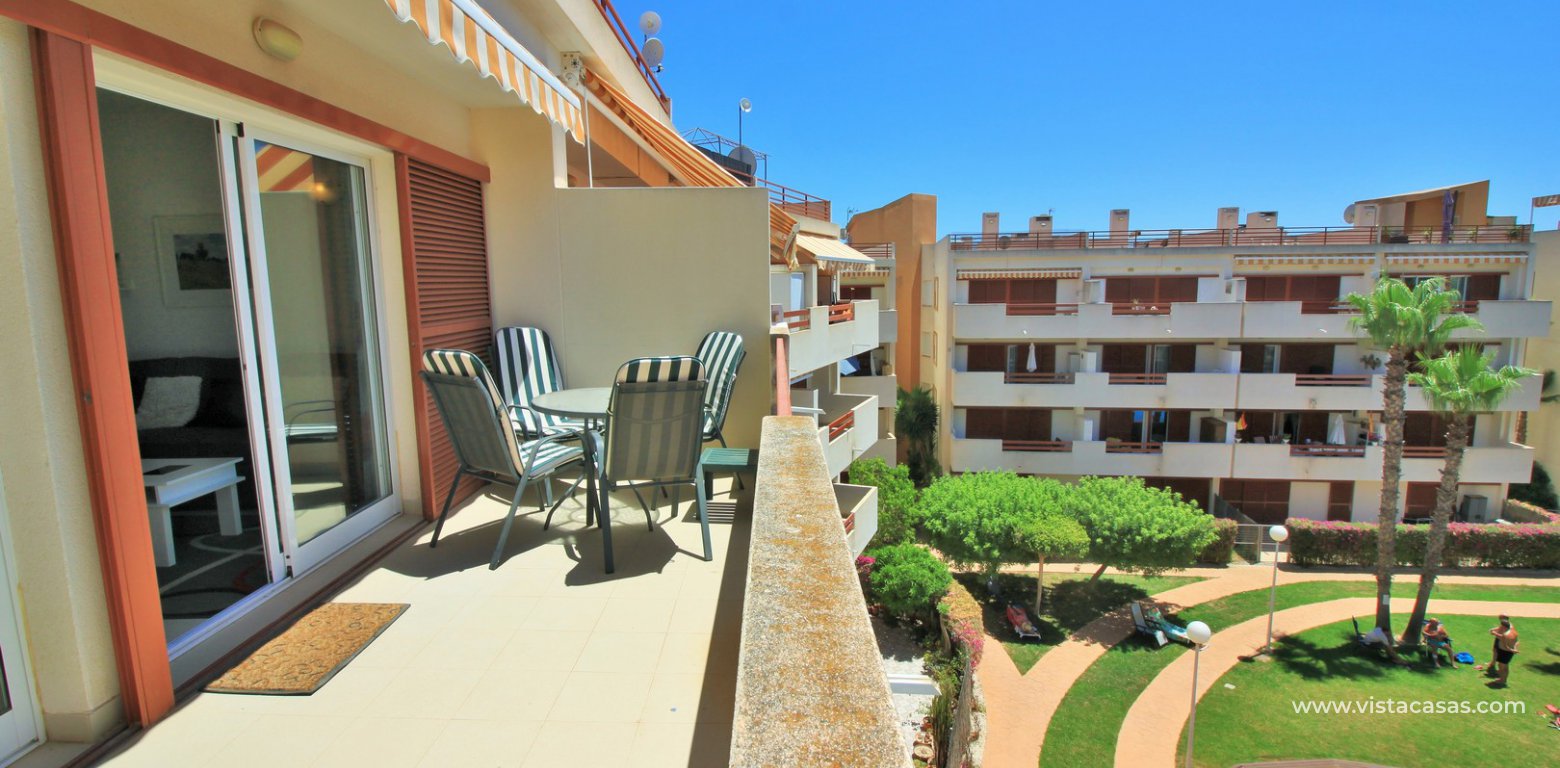 South facing penthouse apartment for sale in El Rincon Playa Flamenca balcony 2