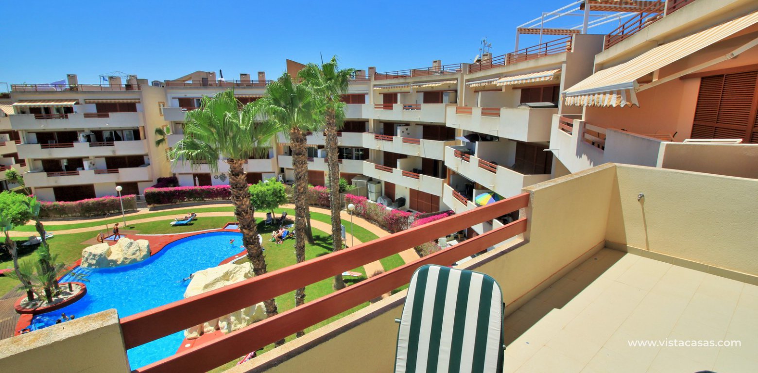 South facing penthouse apartment for sale in El Rincon Playa Flamenca balcony 3