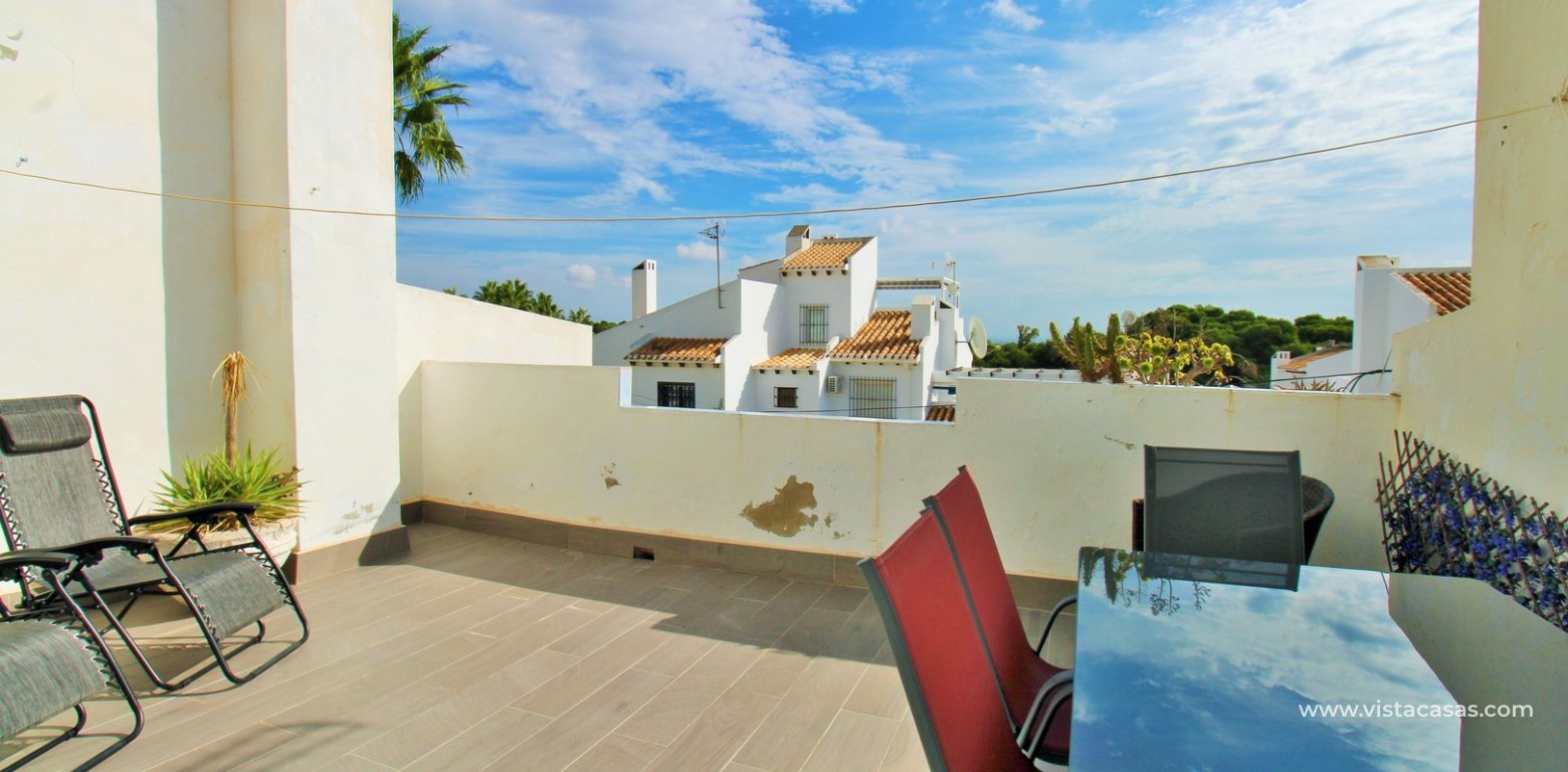 ully renovated 3 bedroom Buhardilla townhouse for sale in Verdemar III Villamartin solarium