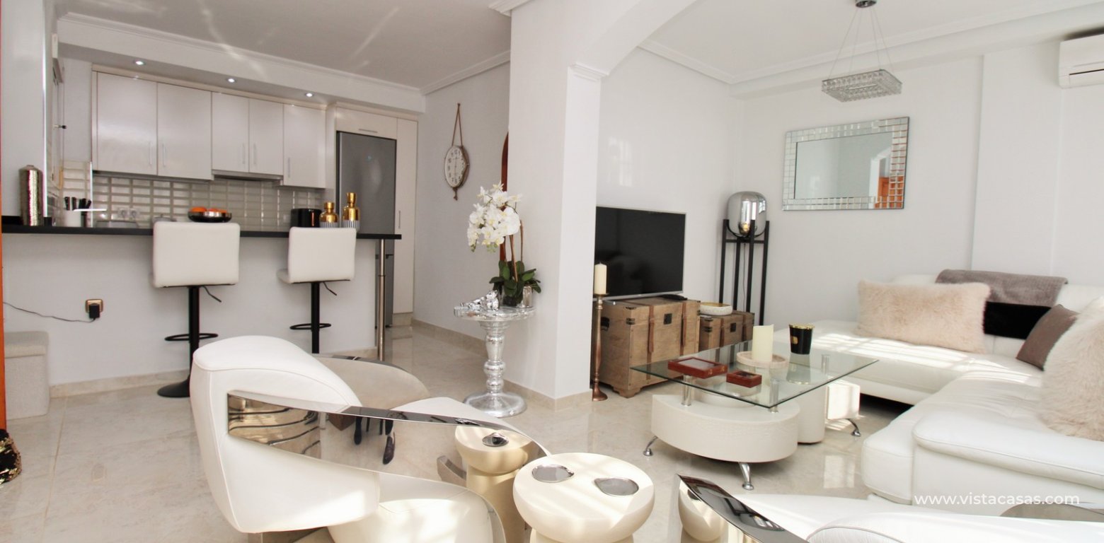 Renovated Quad House for Sale in Pinada Golf Villamartin lounge kitchen