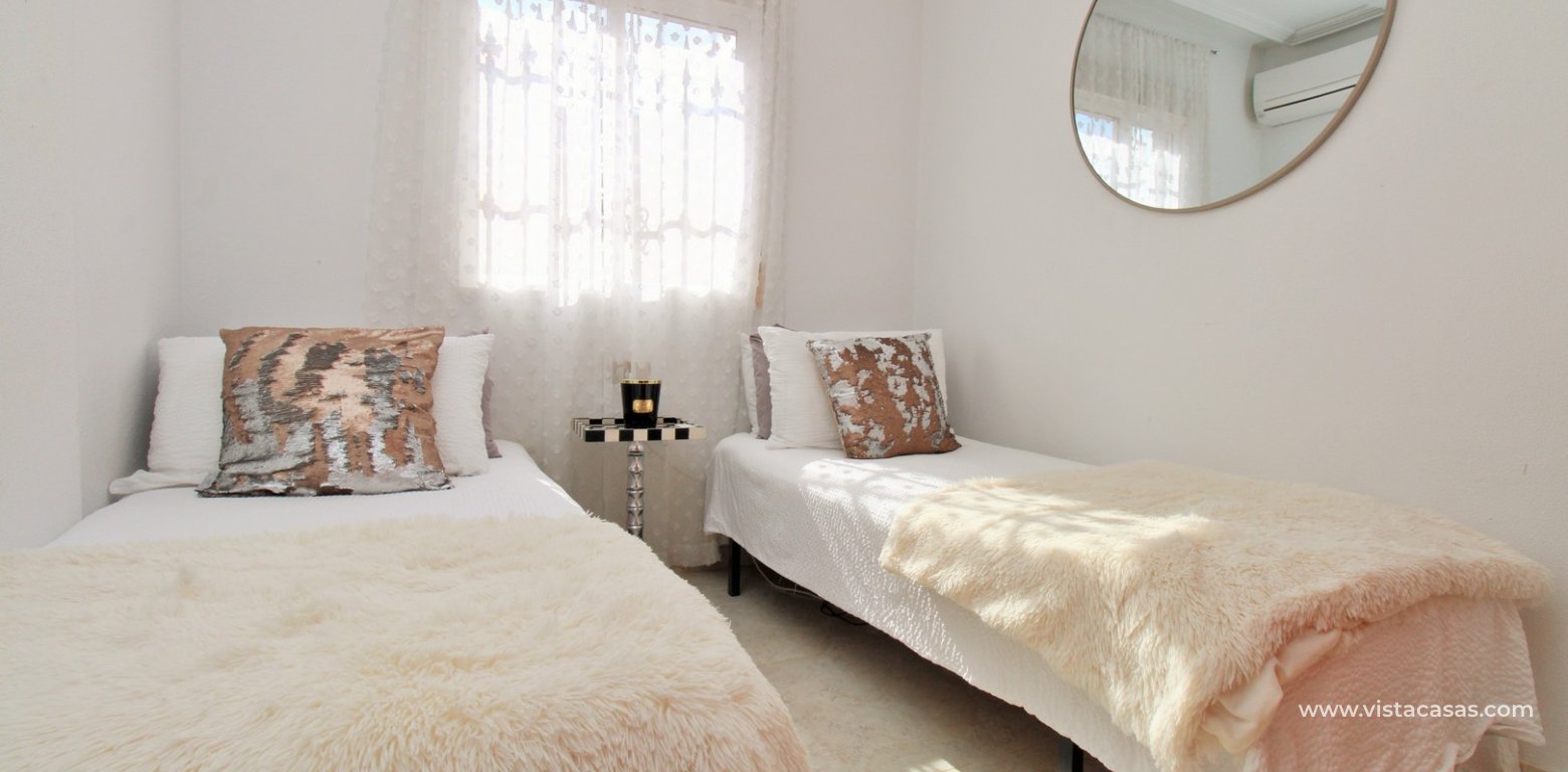 Renovated Quad House for Sale in Pinada Golf Villamartin twin bedroom