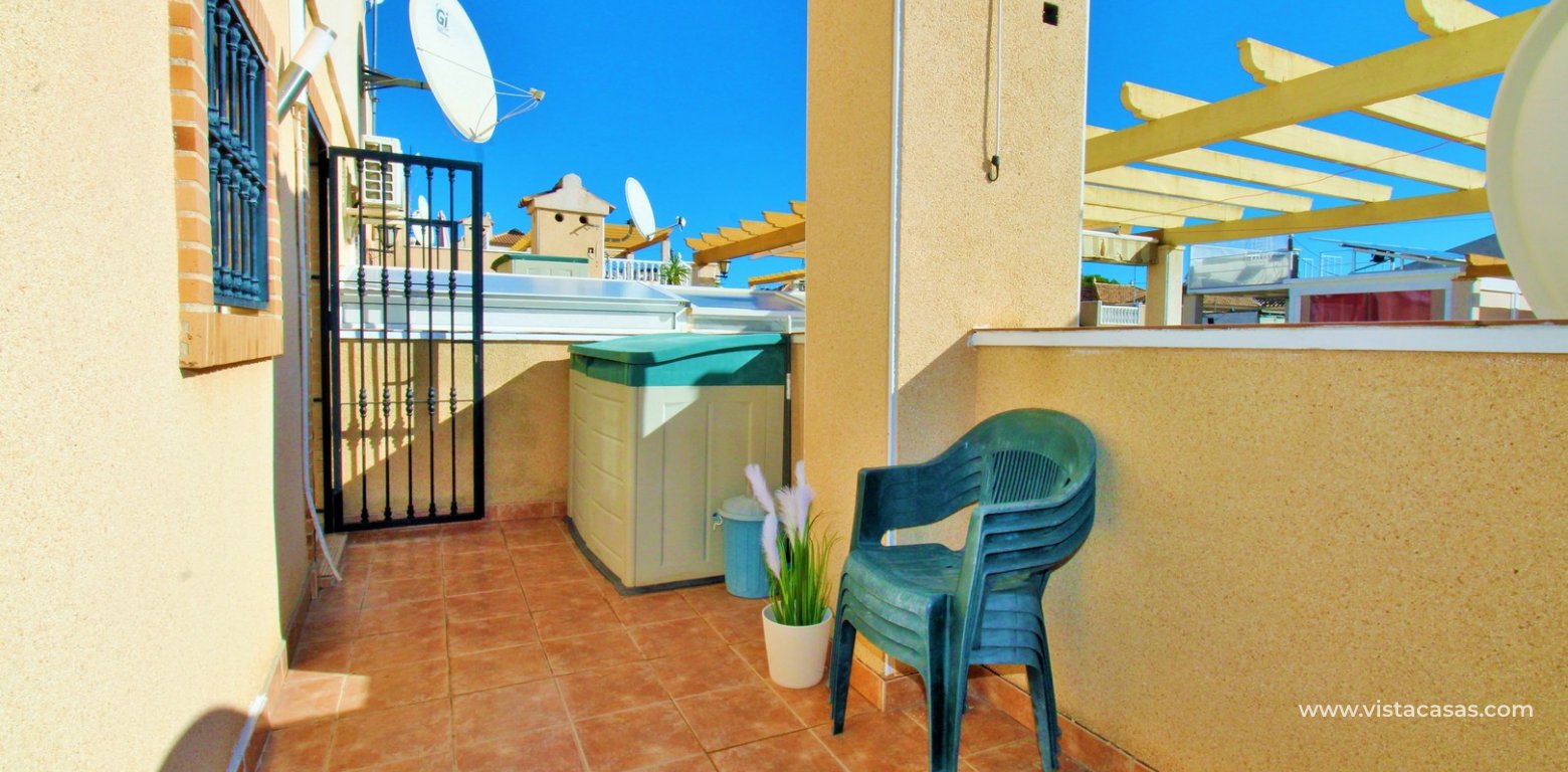 3 Bedroom Quad House with Solar Panels for sale in Villamartin roof terrace 2