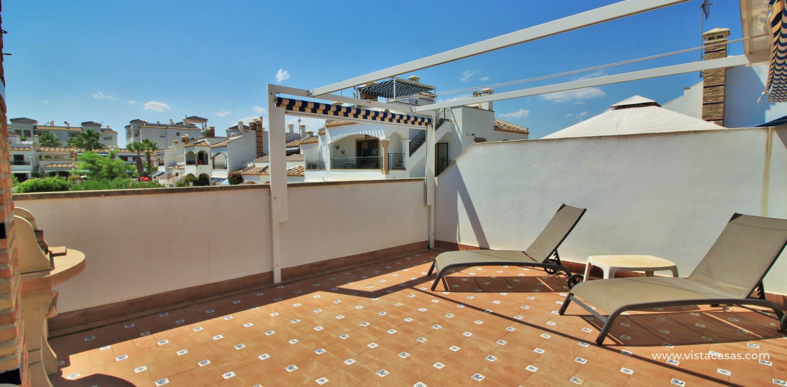 Buhardilla townhouse for sale in Pau 8 Villamartin Las Mariposas solarium