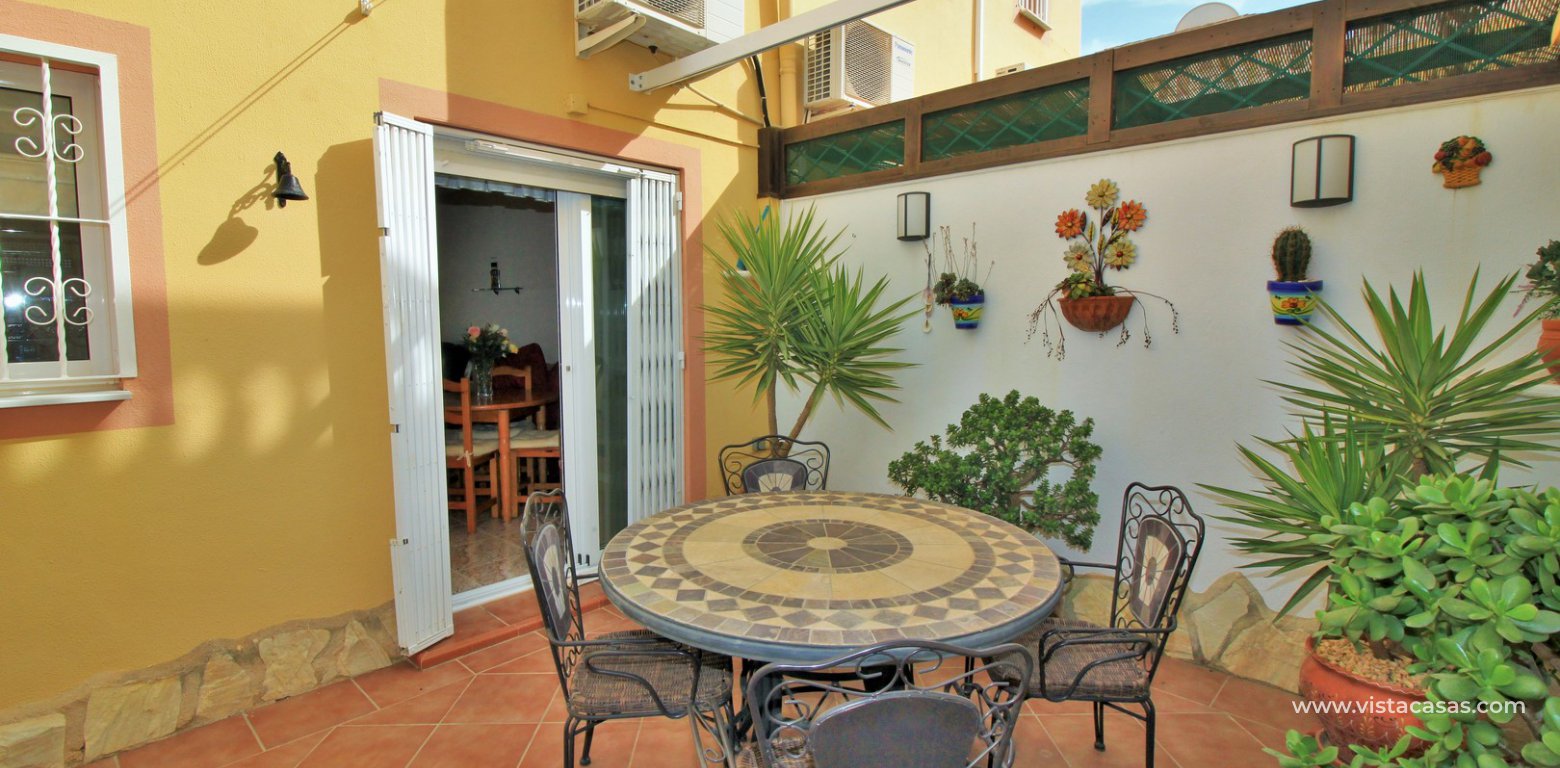 Townhouse for sale in Bosque de las Lomas Villamartin rear garden