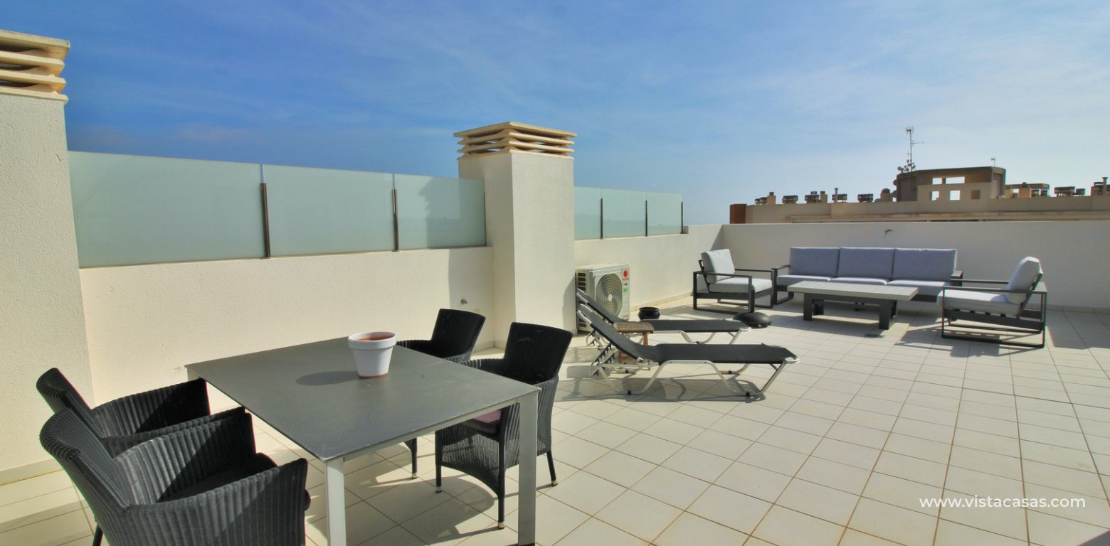 Penthouse apartment for sale Zenia Beach II Los Dolses solarium
