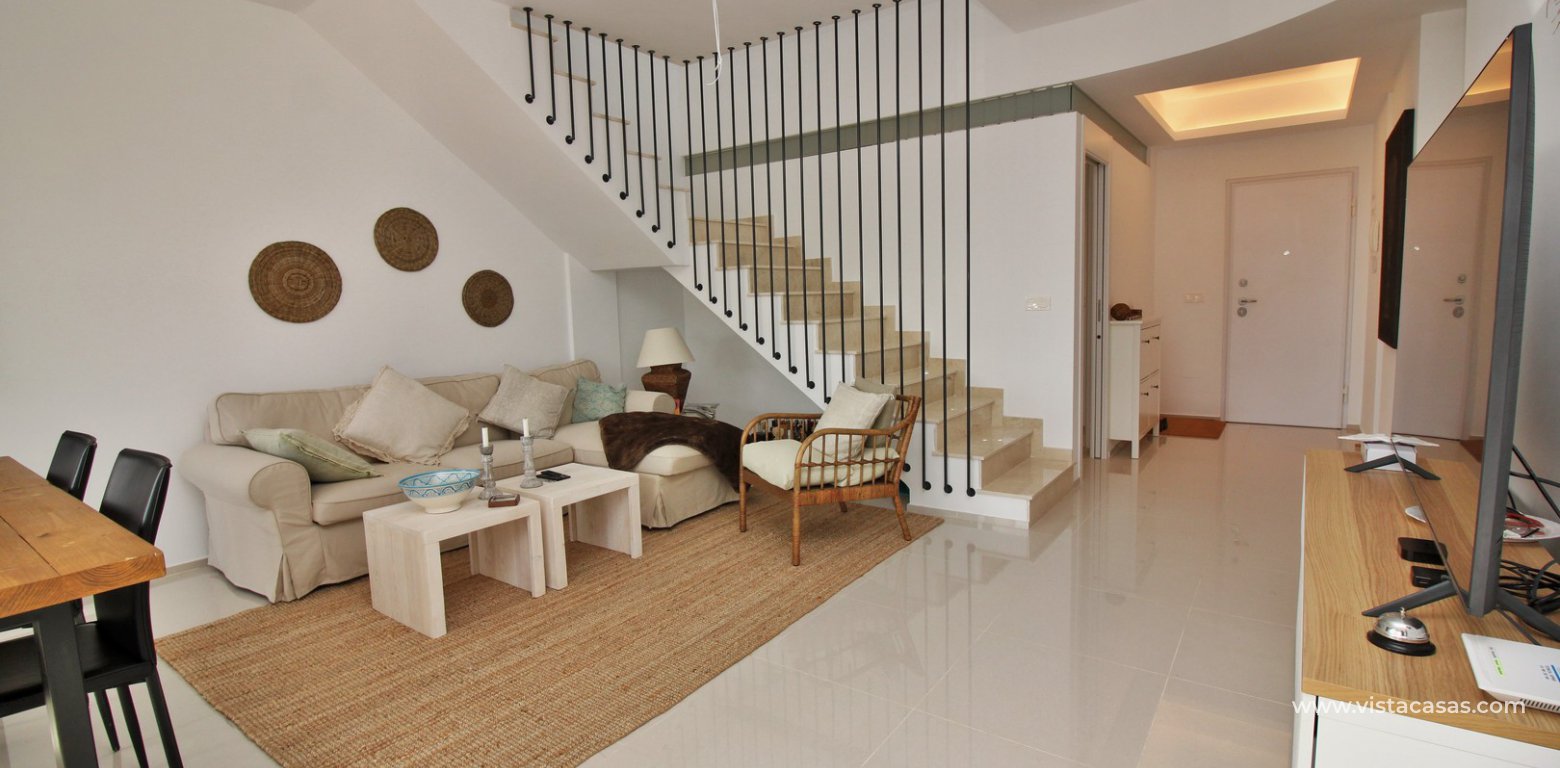 Penthouse apartment for sale Zenia Beach II Los Dolses living room 2