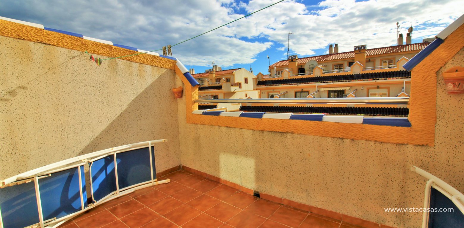 South facing townhouse for sale Amapolas VII Playa Flamenca double bedroom balcony