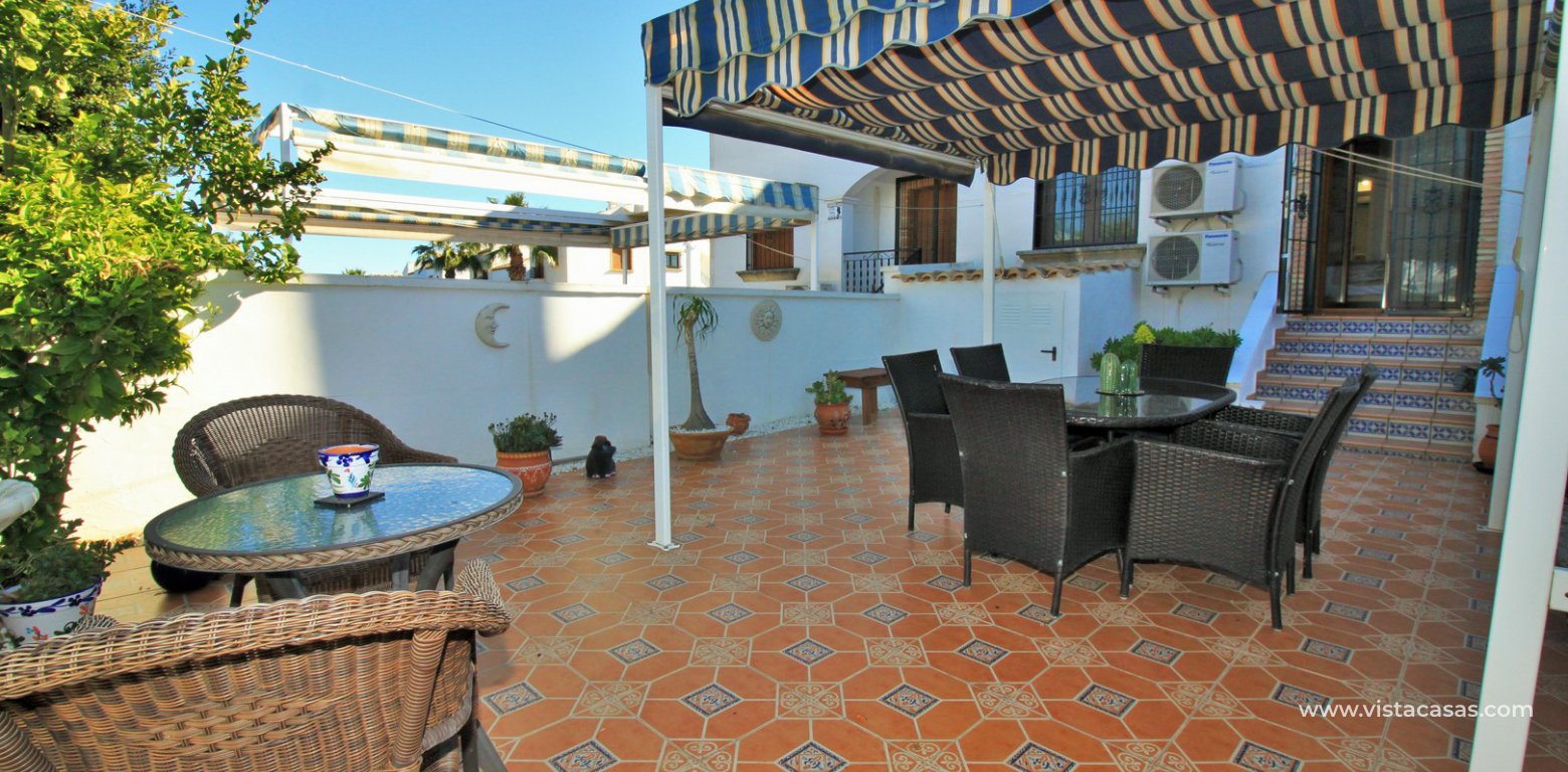South facing Lola bungalow for sale Pau 8 Villamartin back garden