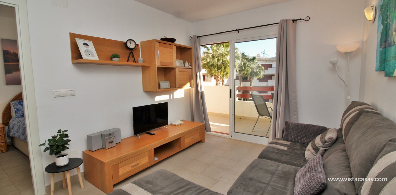Apartment for sale overlooking the pool El Rincon Playa Flamenca Tourist Licence living area 2