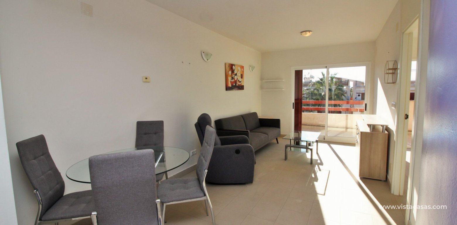 South facing penthouse apartment for sale El Rincon Playa Flamenca living area