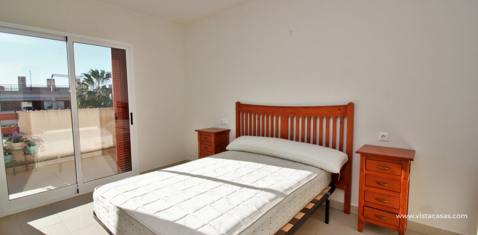 South facing penthouse apartment for sale El Rincon Playa Flamenca master bedroom