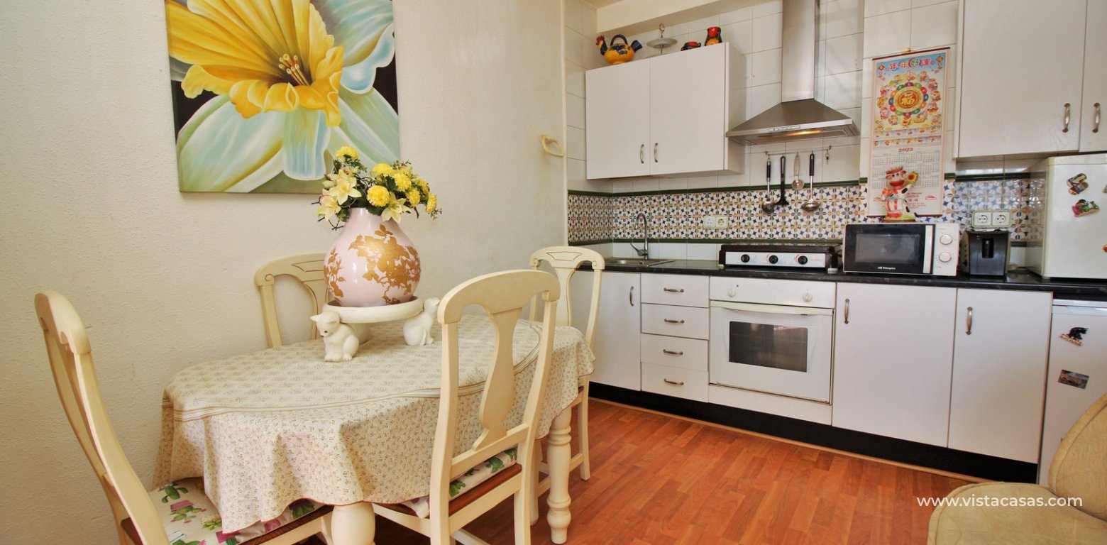 South facing ground floor apartment for sale La Florida dining area