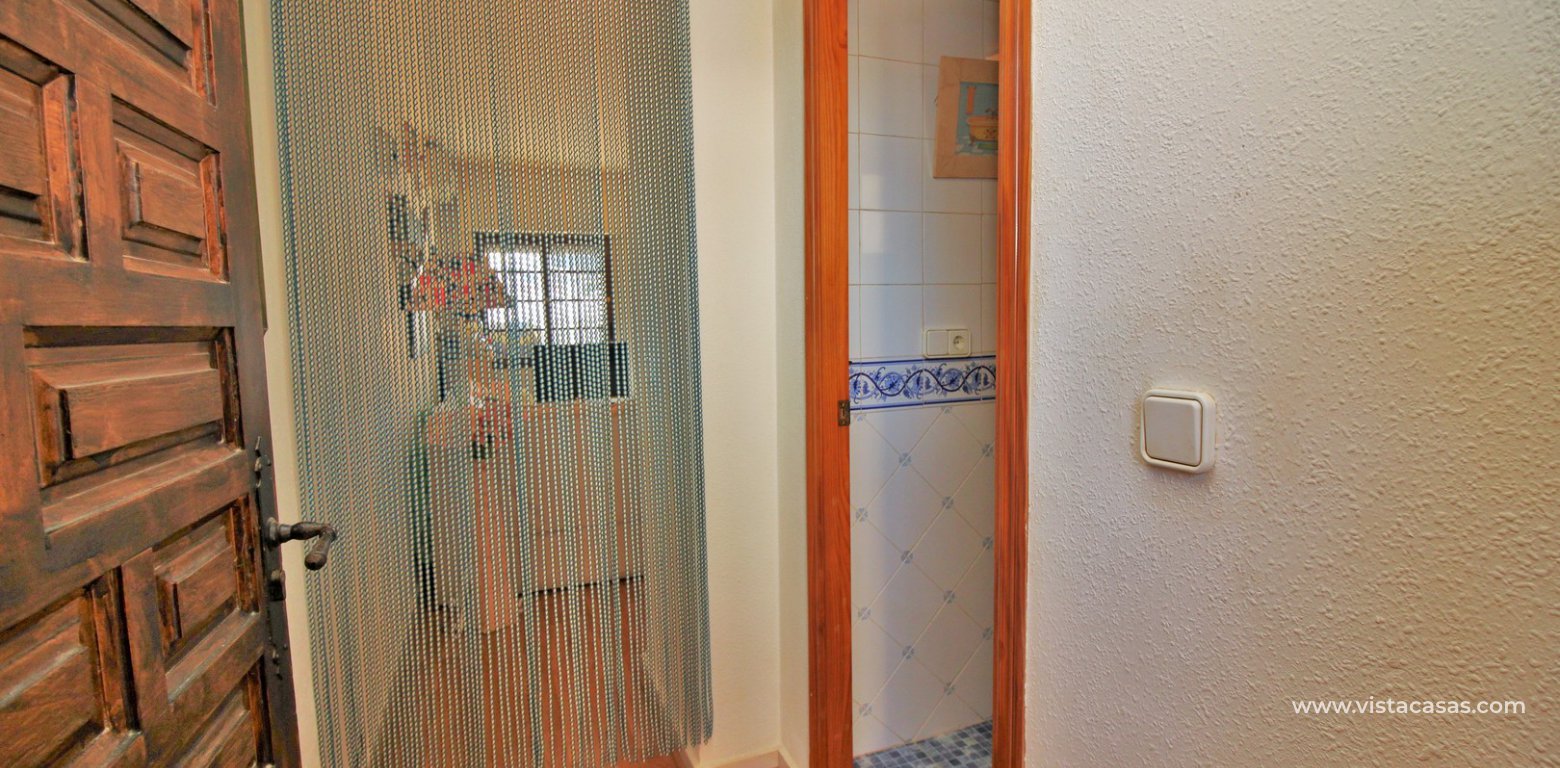 South facing ground floor apartment for sale La Florida hallway