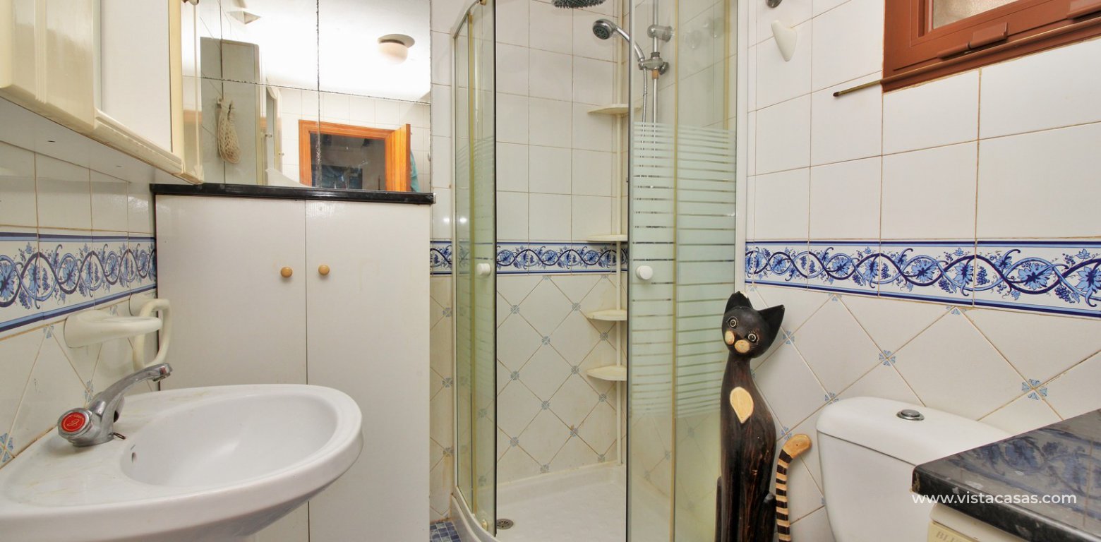 South facing ground floor apartment for sale La Florida bathroom